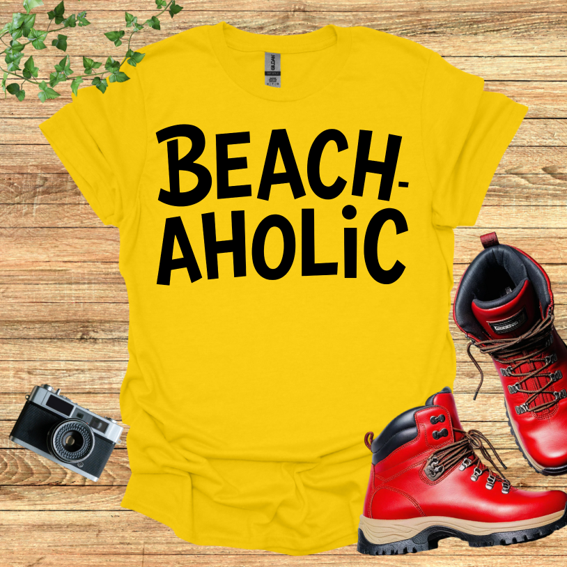 BEACH AHOLIC Long T-Shirt