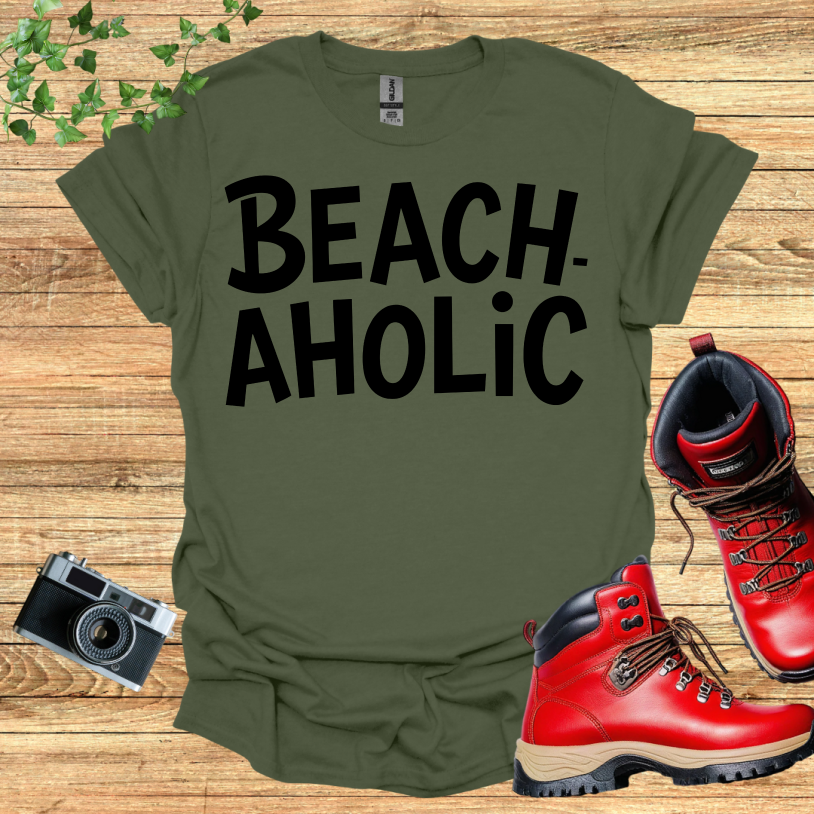 BEACH AHOLIC Long T-Shirt