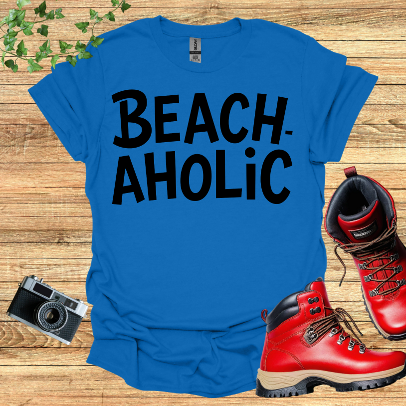 BEACH AHOLIC Long T-Shirt