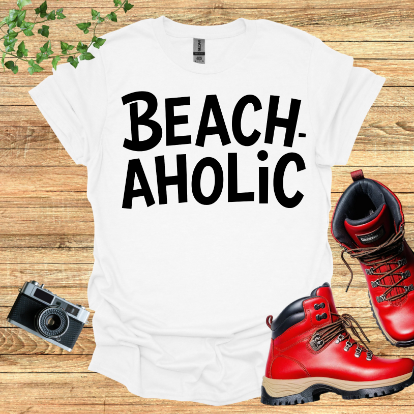 BEACH AHOLIC Long T-Shirt