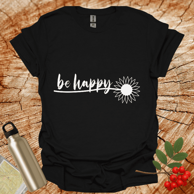 Be Happy Sunflower T-Shirt
