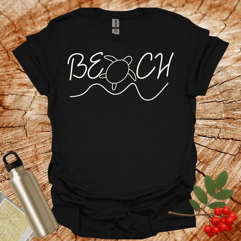 Beach Turtle Wave T-Shirt