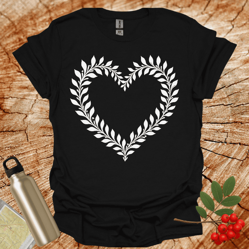Flower heart shaped T-Shirt