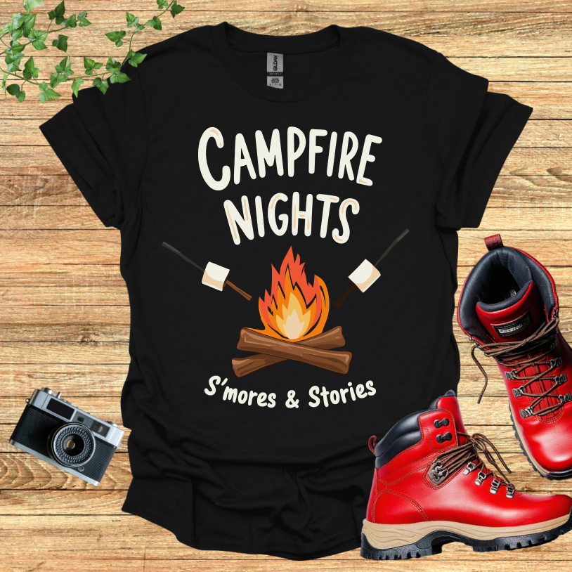 Campfire nights smores and stories T-Shirt
