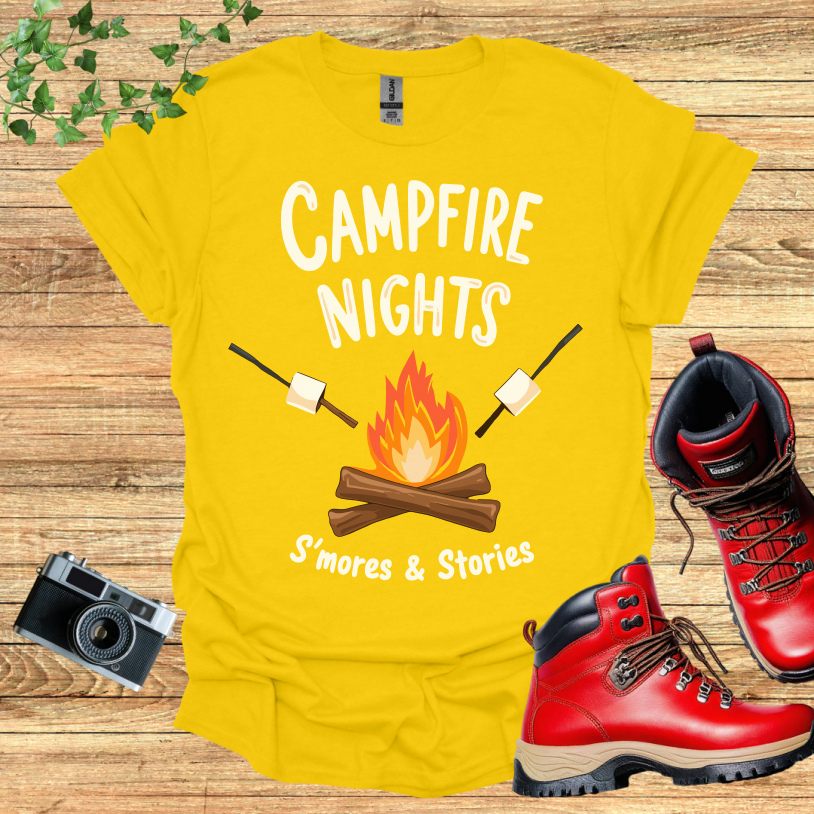 Campfire nights smores and stories T-Shirt