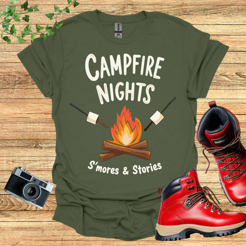 Campfire nights smores and stories T-Shirt