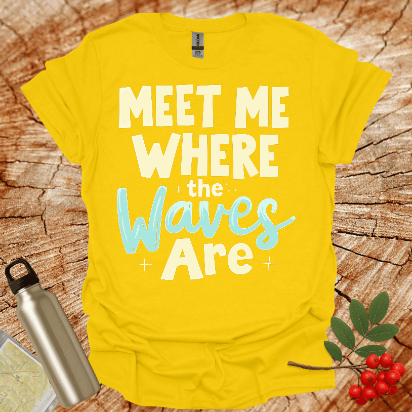 Meet Me Where The Waves Are Stars T-Shirt