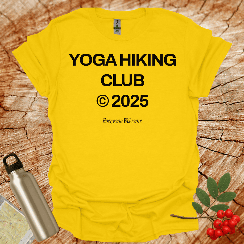 Yoga Hiking Club @2025 Everyone Welcome T-Shirt