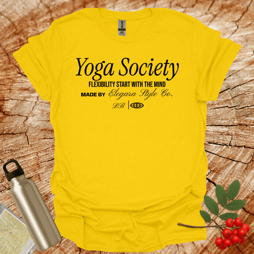 Yoga Society Flexibility Starts With The Mind - Made By Elegara T-Shirt