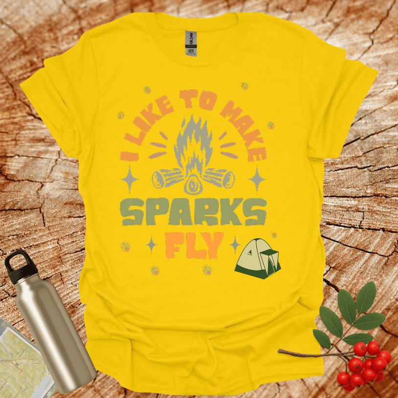 I Llike to make Sparks Fly Tent T-Shirt