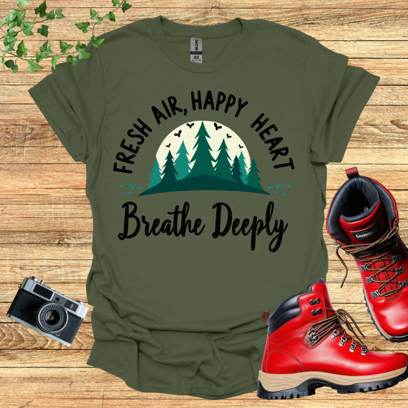 Fresh Air Breathe Deeply T-Shirt