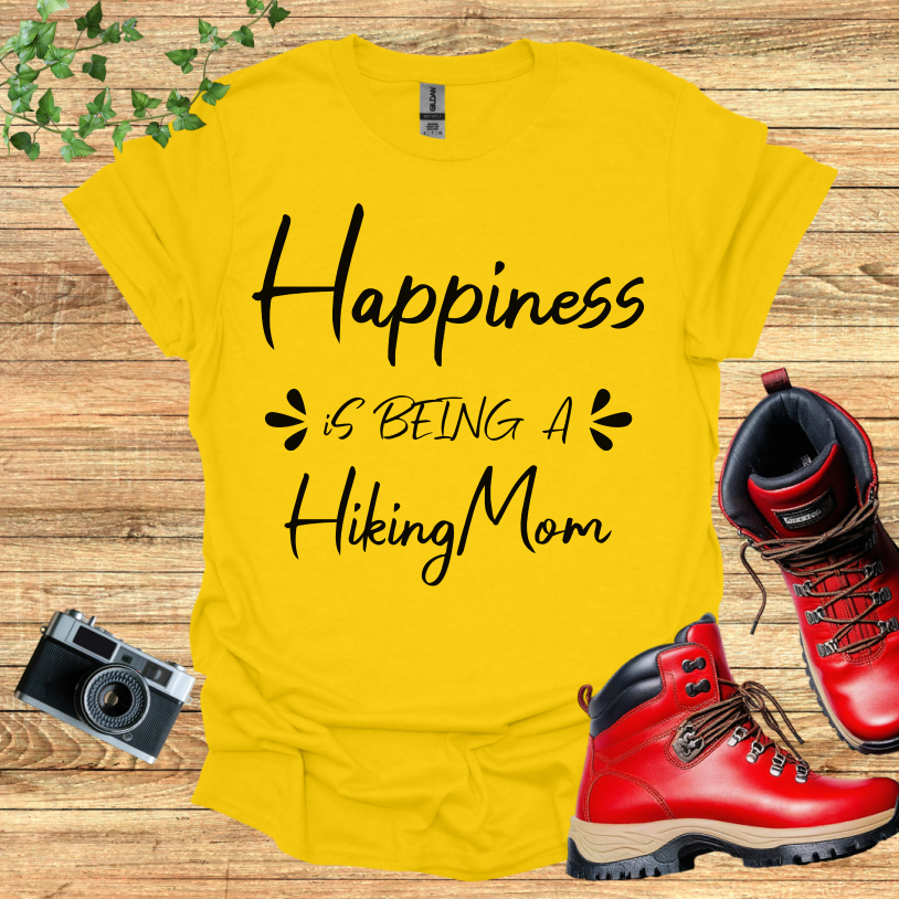 Happiness is Being A Hiking Mom T-Shirt