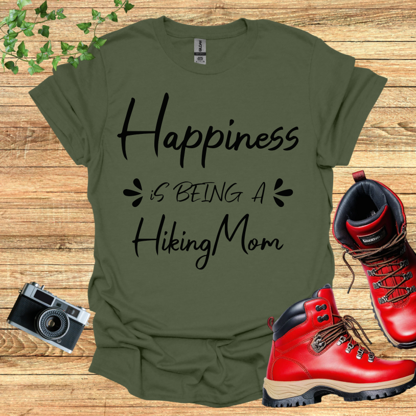 Happiness is Being A Hiking Mom T-Shirt