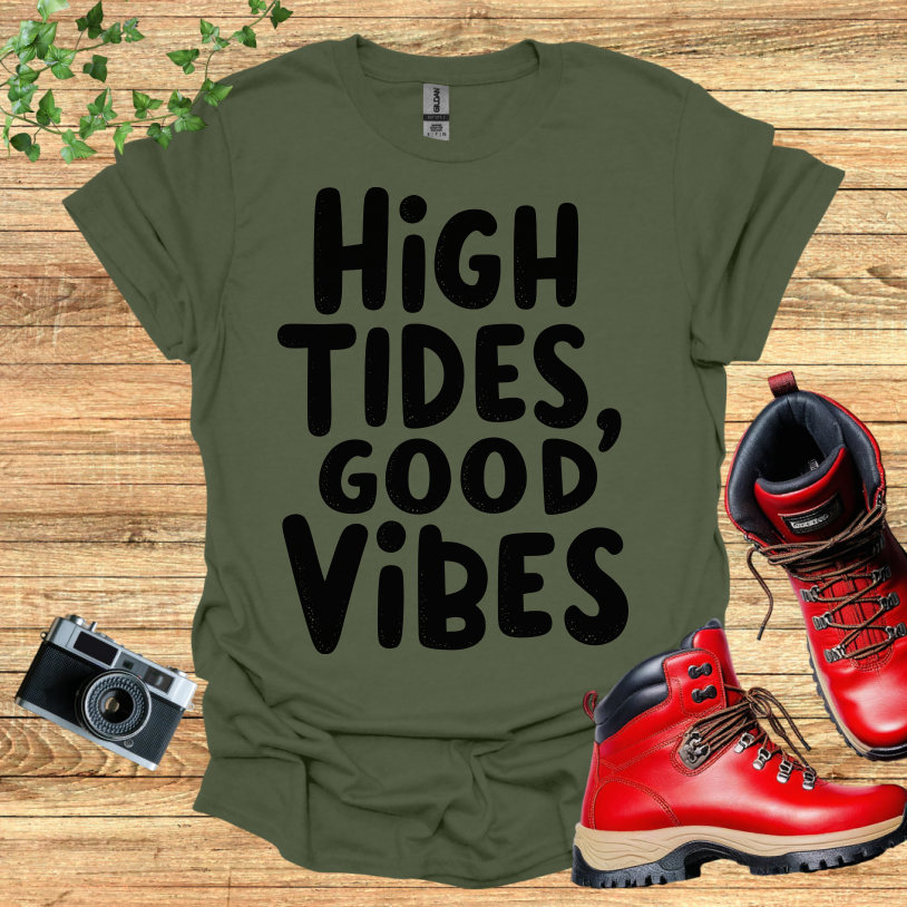 High Tides Good Vibes T-Shirt