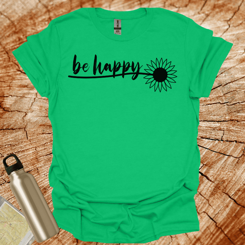 Be Happy Sunflower T-Shirt