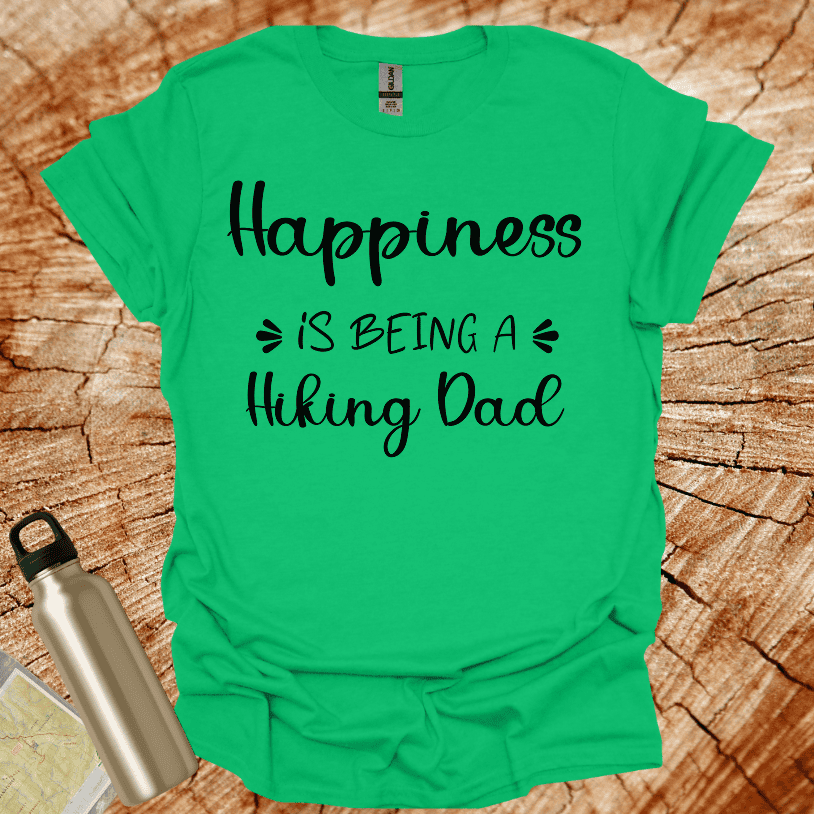 Happiness Is Being A hiking Dad T-Shirt