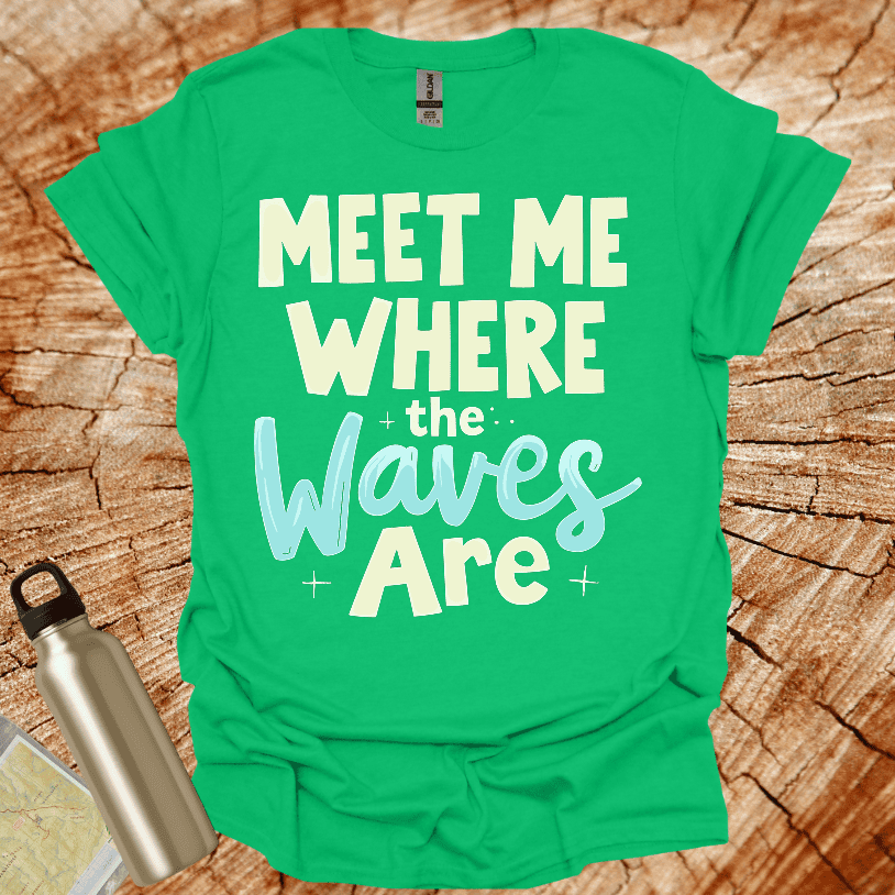 Meet Me Where The Waves Are Stars T-Shirt