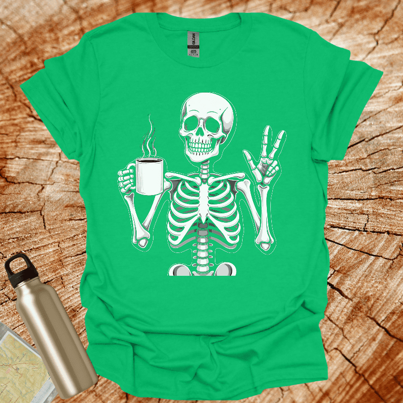 Skeleton Coffee T-Shirt