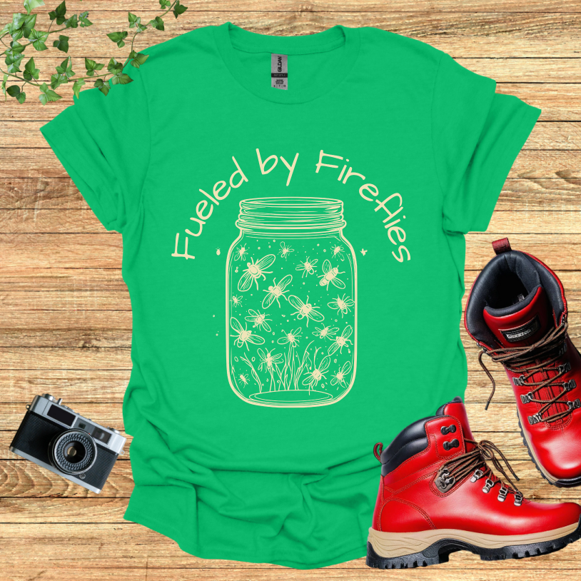 Golden Fireflies In Jar T-Shirt
