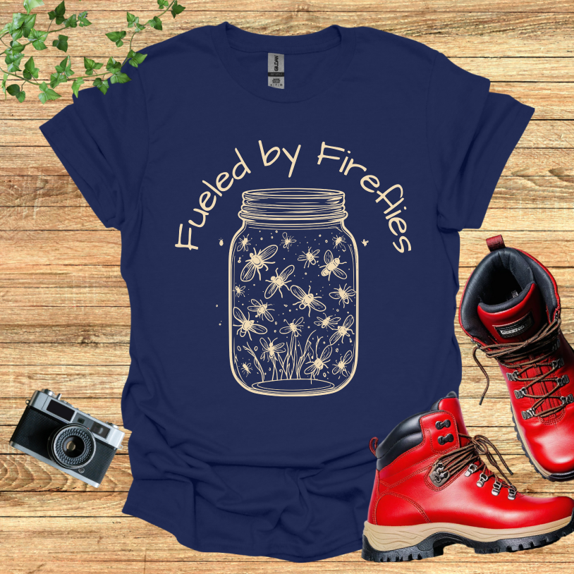 Golden Fireflies In Jar T-Shirt