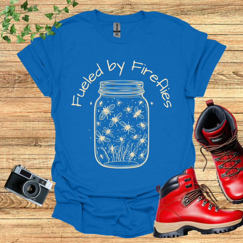 Golden Fireflies In Jar T-Shirt