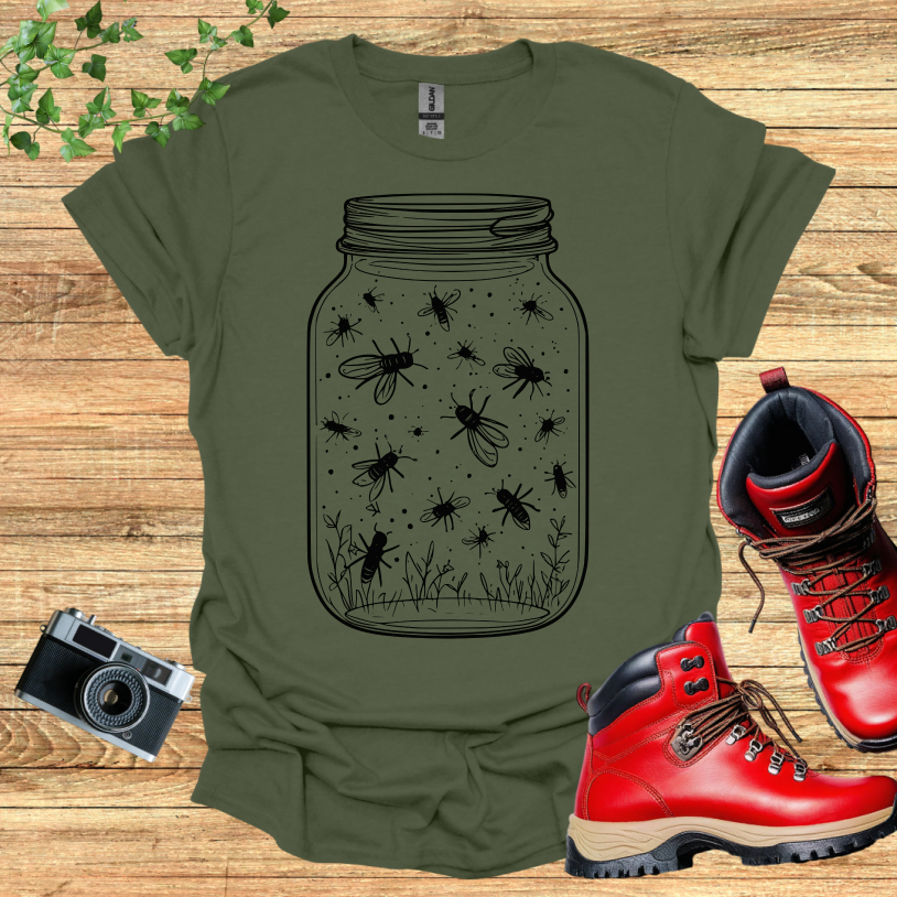 Fireflies In Jar T-Shirt