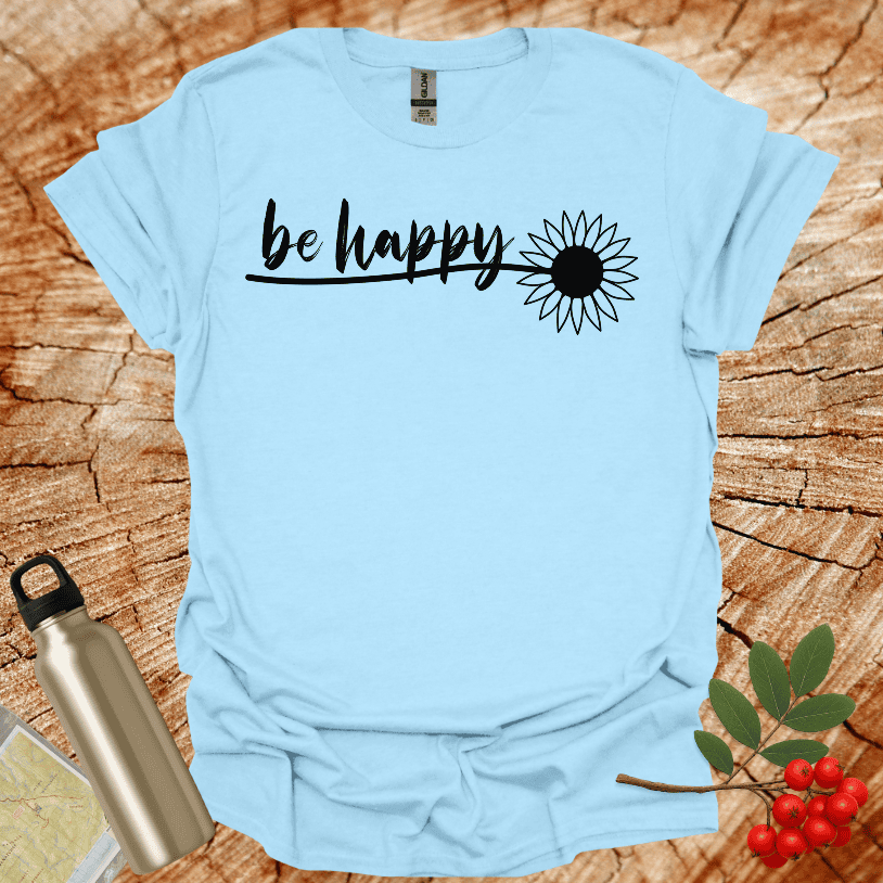Be Happy Sunflower T-Shirt