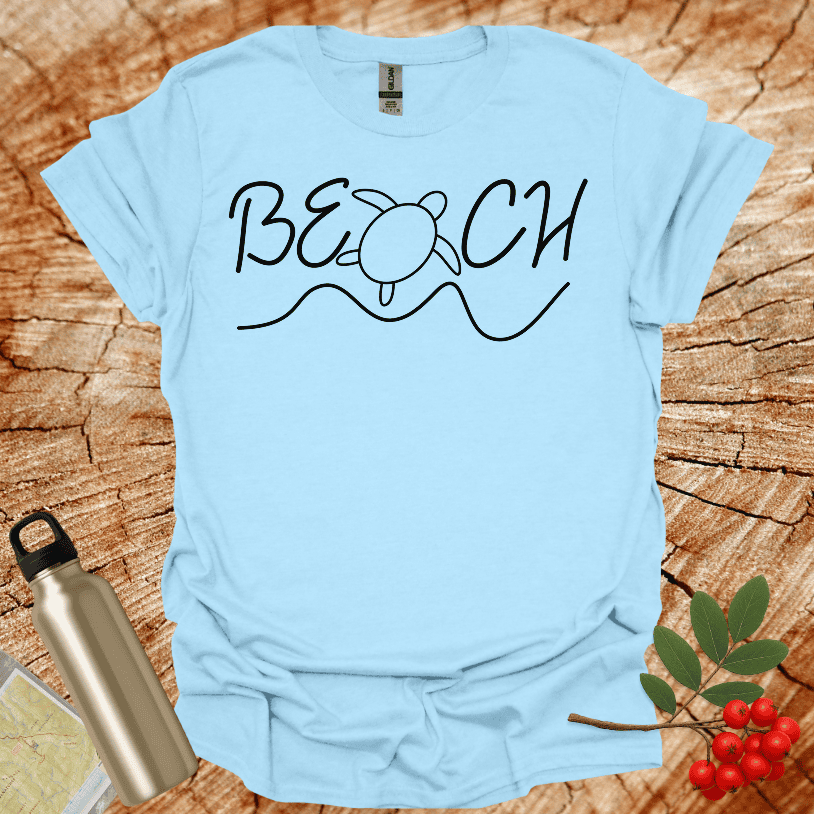 Beach Turtle Wave T-Shirt