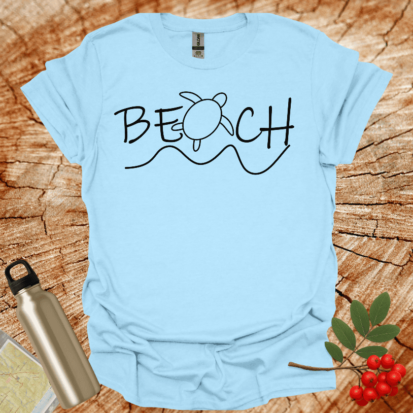 Beach Turtle Waves T-Shirt