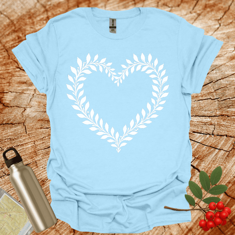 Flower heart shaped T-Shirt
