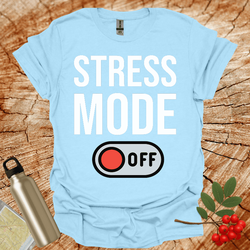 Stress Mode OFF Red T-Shirt