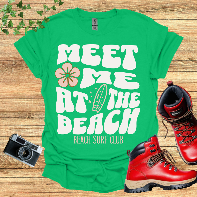 Meet Me At The Beach Surf Club T-Shirt