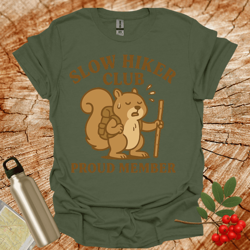 Slow Hiker Club Squarrel Sweating T-Shirt