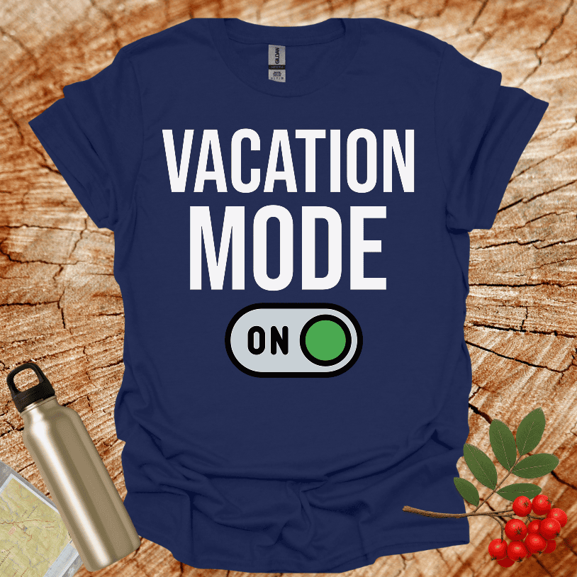 Vacation Mode ON Green T-Shirt