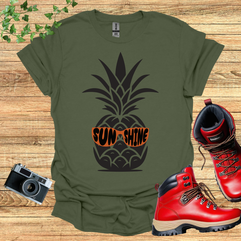 Pineapple SunShine Glasses T-Shirt