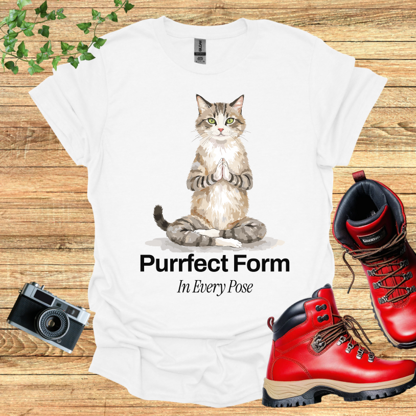 Purrfect In Every Pose T-Shirt