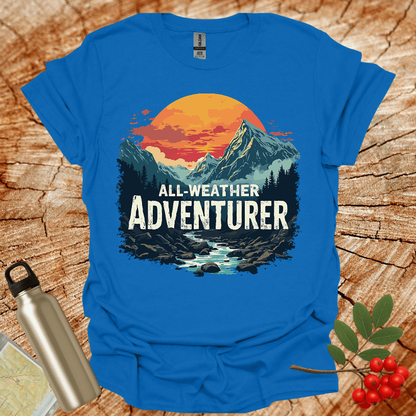 All Weather Adventurer Mountains and River T-Shirt