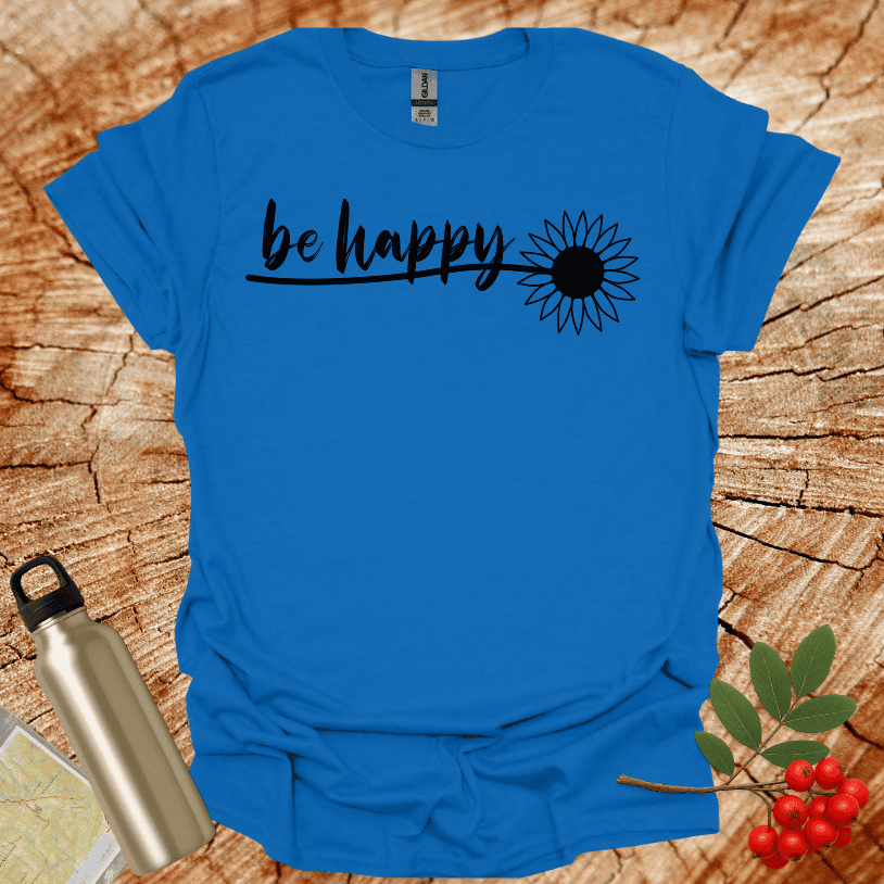 Be Happy Sunflower T-Shirt