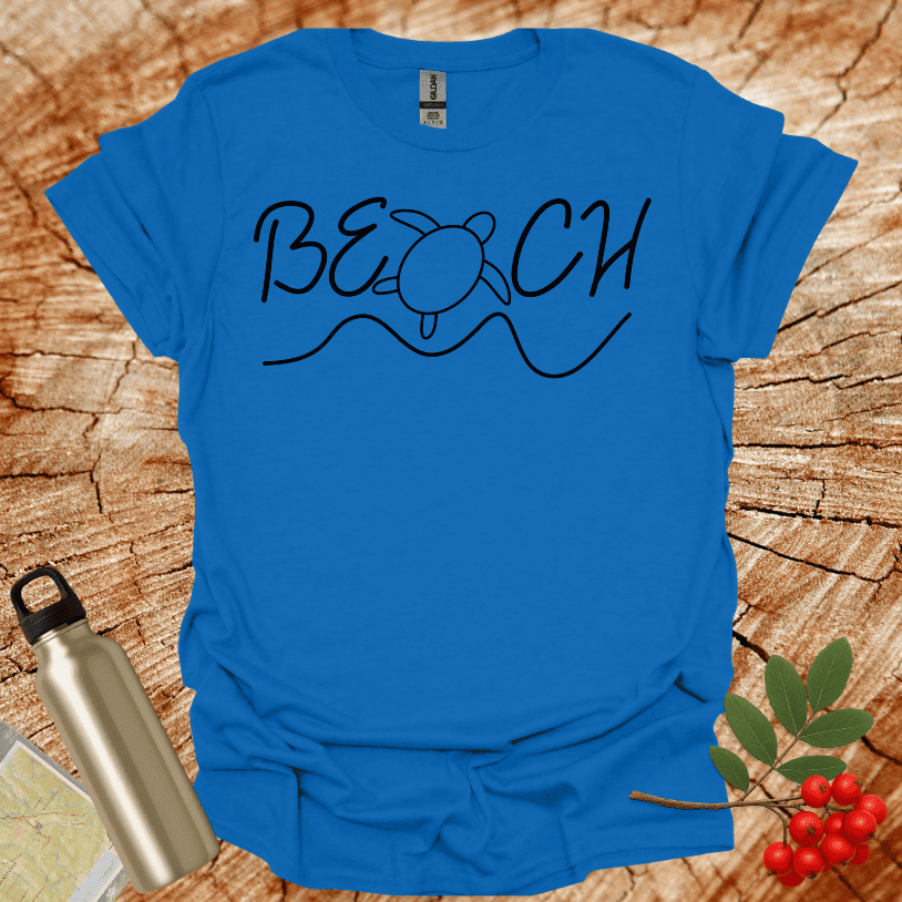 Beach Turtle Wave T-Shirt