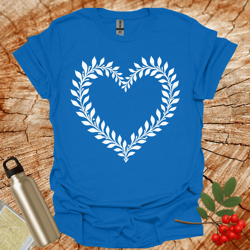 Flower heart shaped T-Shirt
