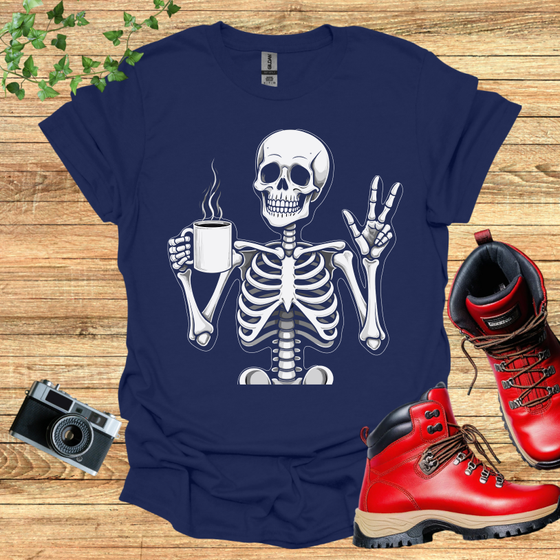 Skeleton Coffee T-Shirt