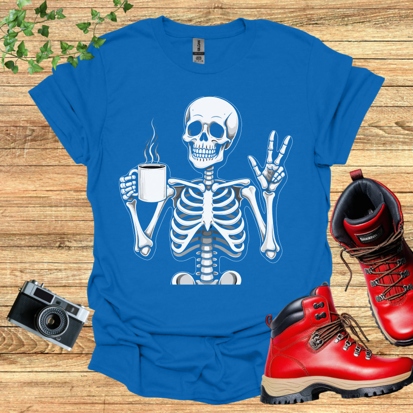 Skeleton Coffee T-Shirt