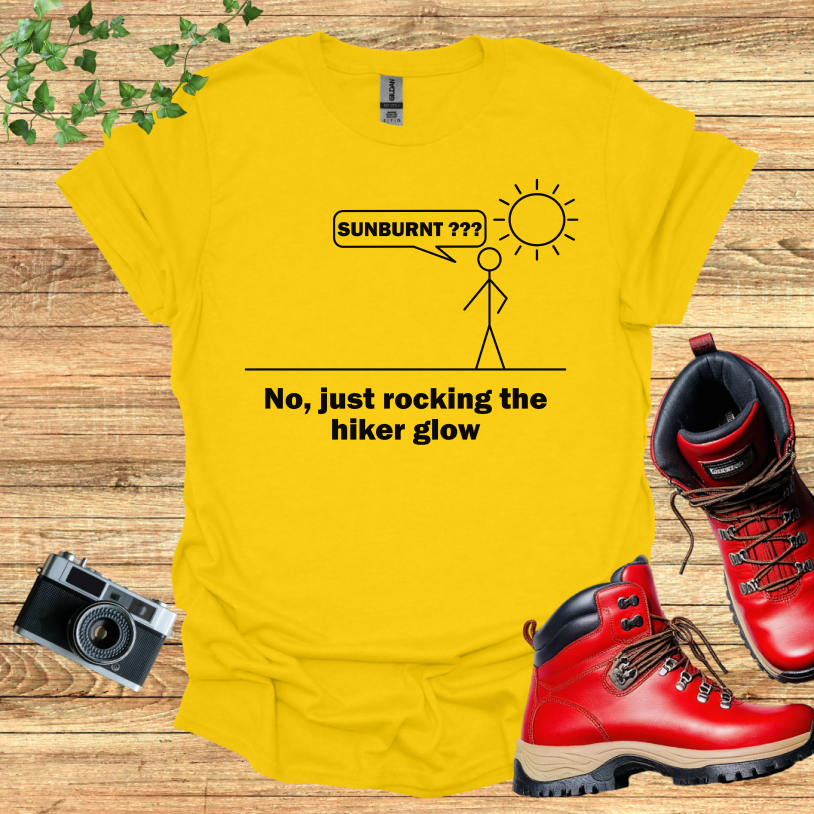 Sunburnt? Speaking Hiker Glow T-Shirt