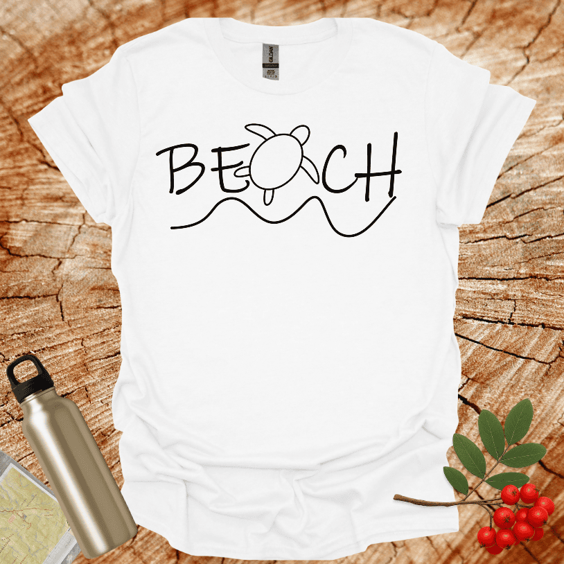 Beach Turtle Waves T-Shirt