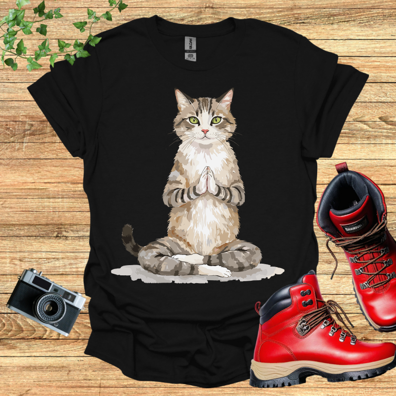 Yoga Cat Pose T-Shirt