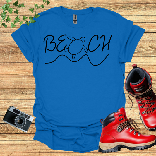 Beach Turtle Wave T-Shirt