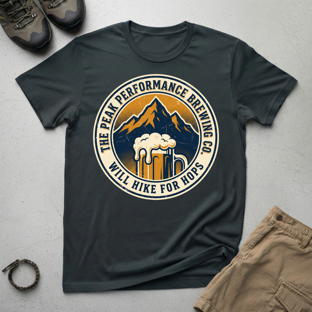 Will Hike For Hops T-Shirt