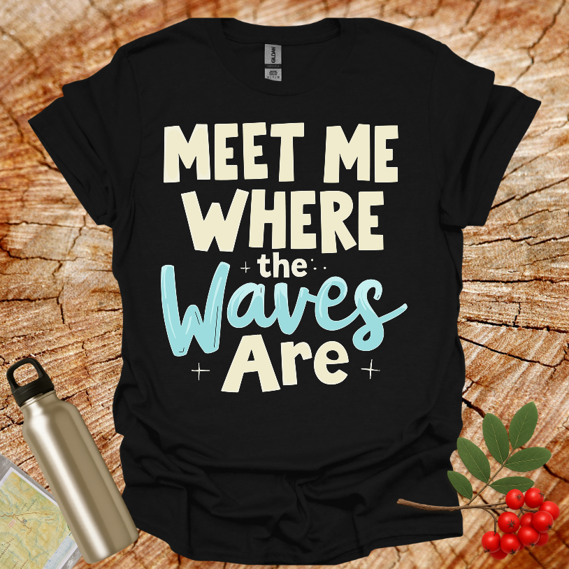 Meet Me Where The Waves Are Stars T-Shirt