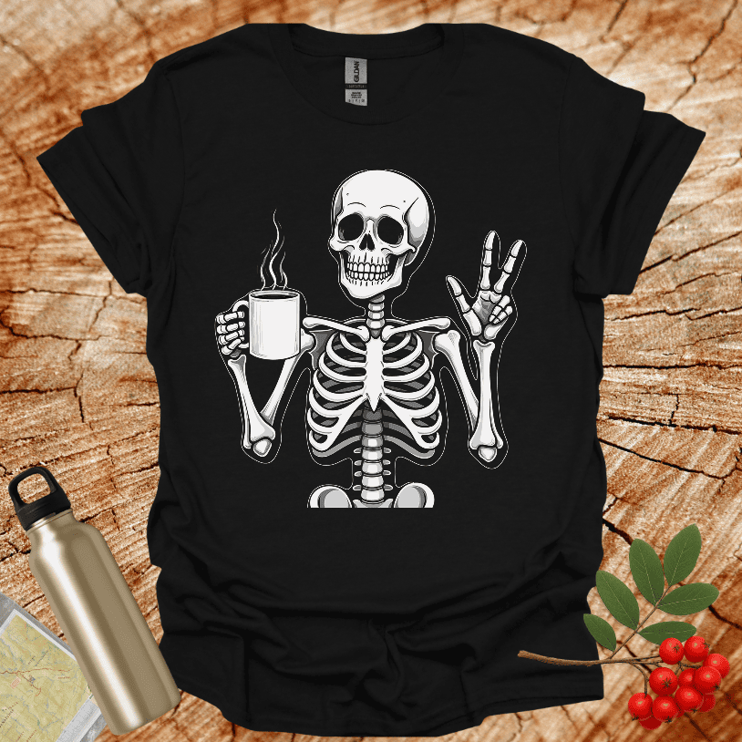 Skeleton Coffee T-Shirt