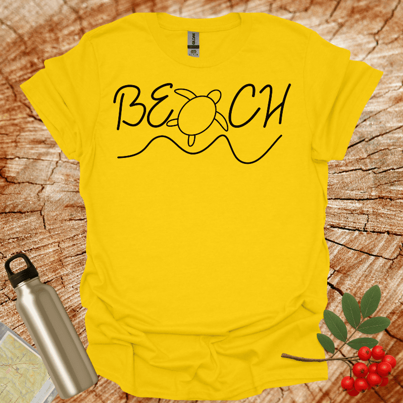 Beach Turtle Wave T-Shirt